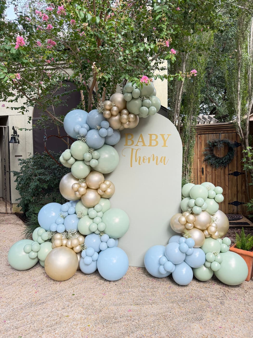 Baby Thoma Sage, Blue & Gold Shower